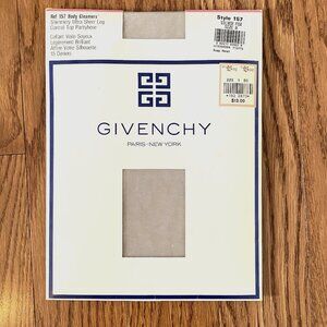 Vintage Givenchy Silver Sheer Shimmery Pantyhose Tights
